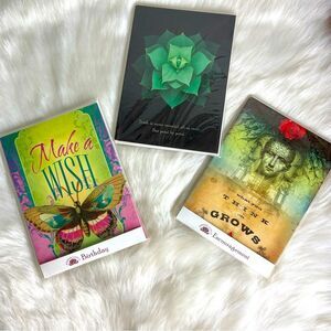 Amber Lotus Encouragement & Birthday Card Sets with envelopes